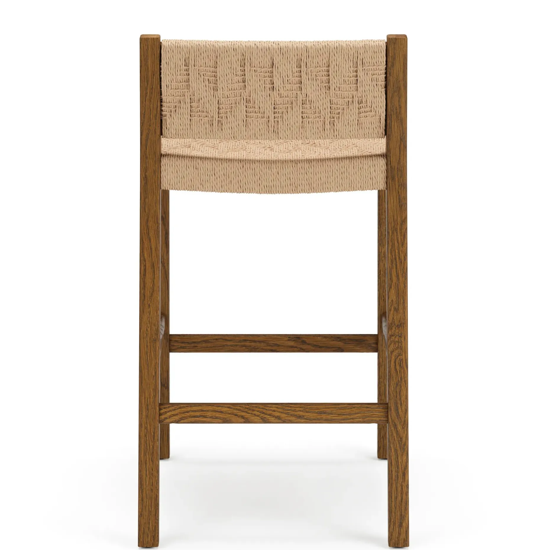 Tilli Corded Counter Stool - Smoked Oak