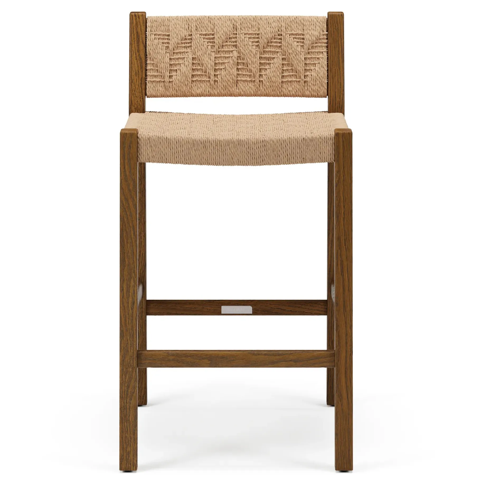 Tilli Corded Counter Stool - Smoked Oak