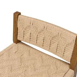 Tilli Corded Counter Stool - Smoked Oak
