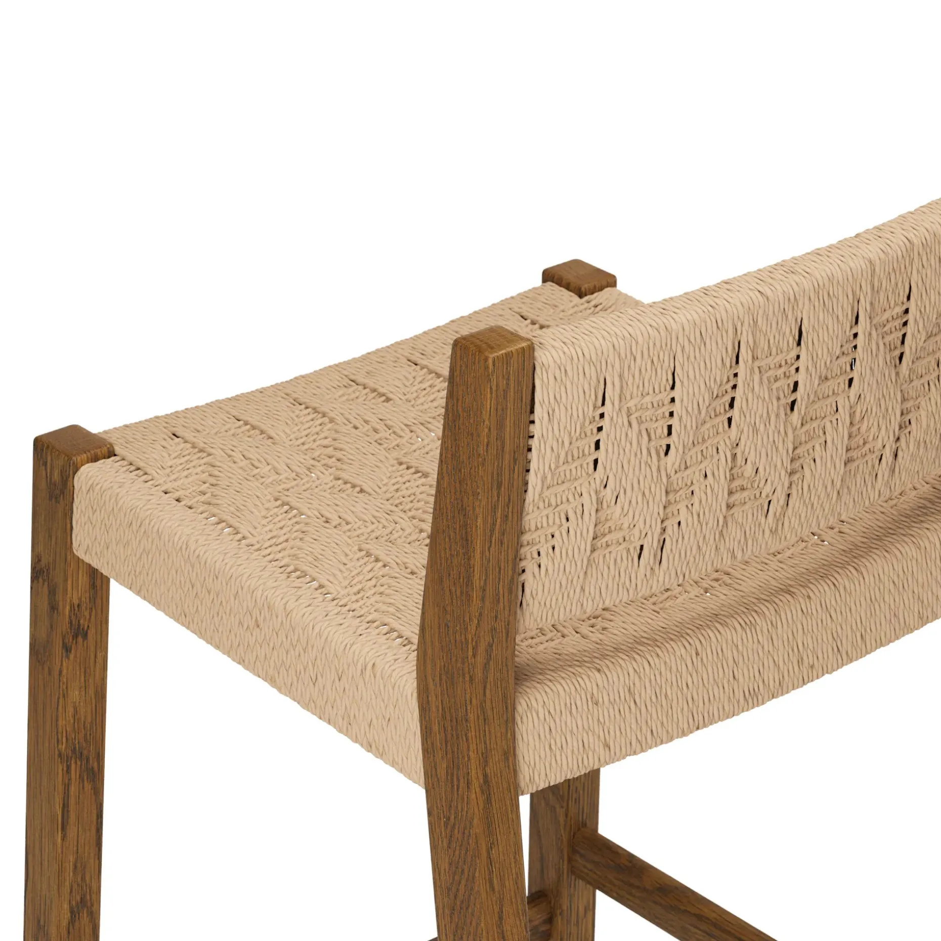 Tilli Corded Counter Stool - Smoked Oak