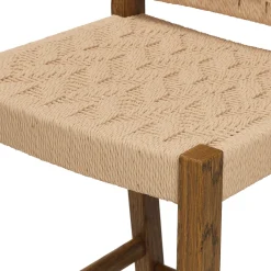 Tilli Corded Counter Stool - Smoked Oak
