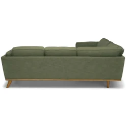 Timber 93" Corner Sectional - Olio Green