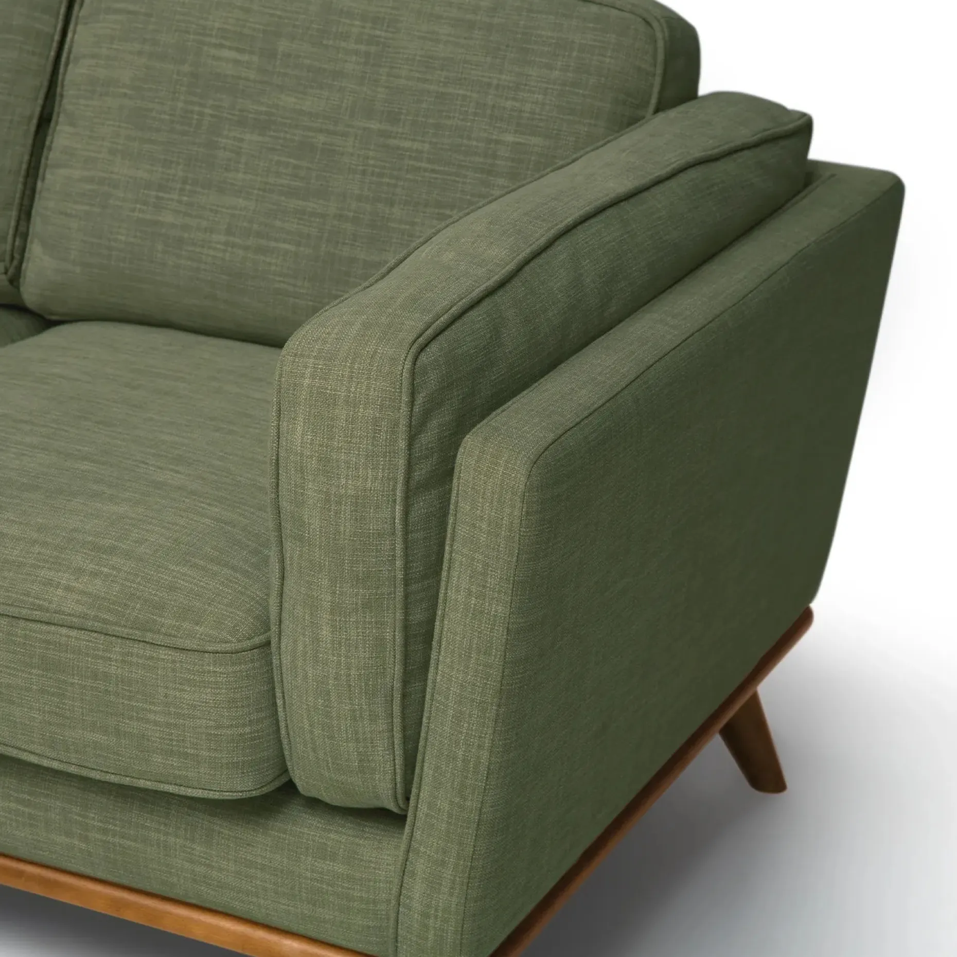 Timber 93" Corner Sectional - Olio Green