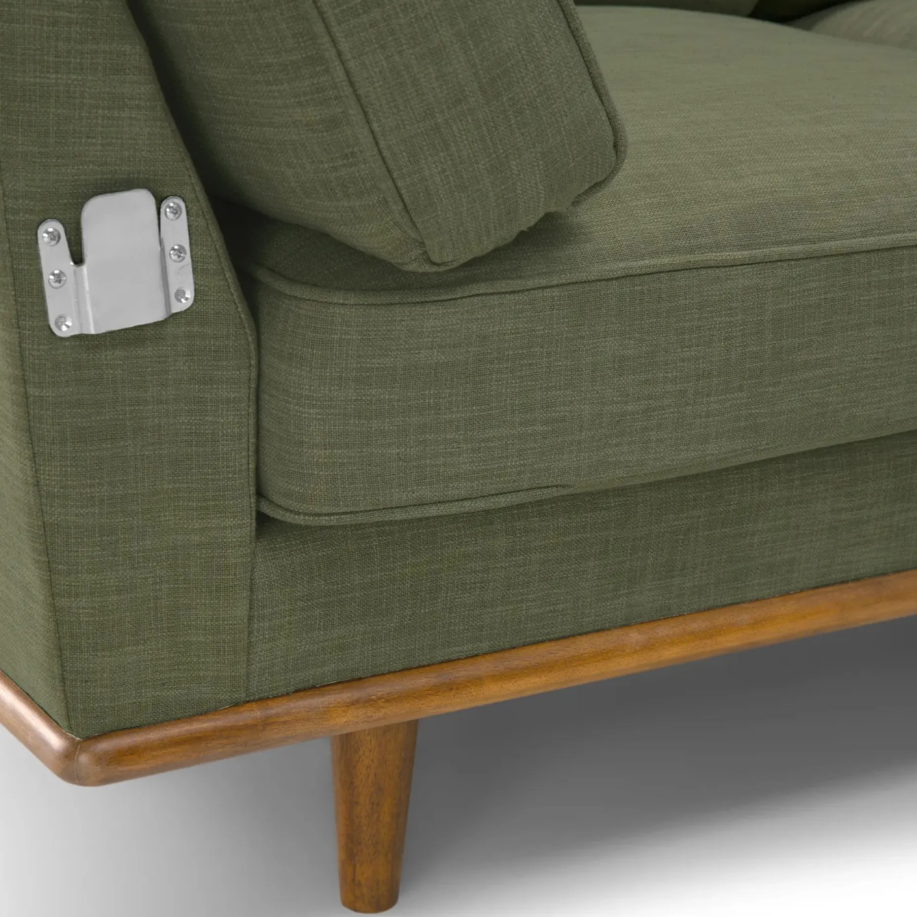 Timber 93" Corner Sectional - Olio Green