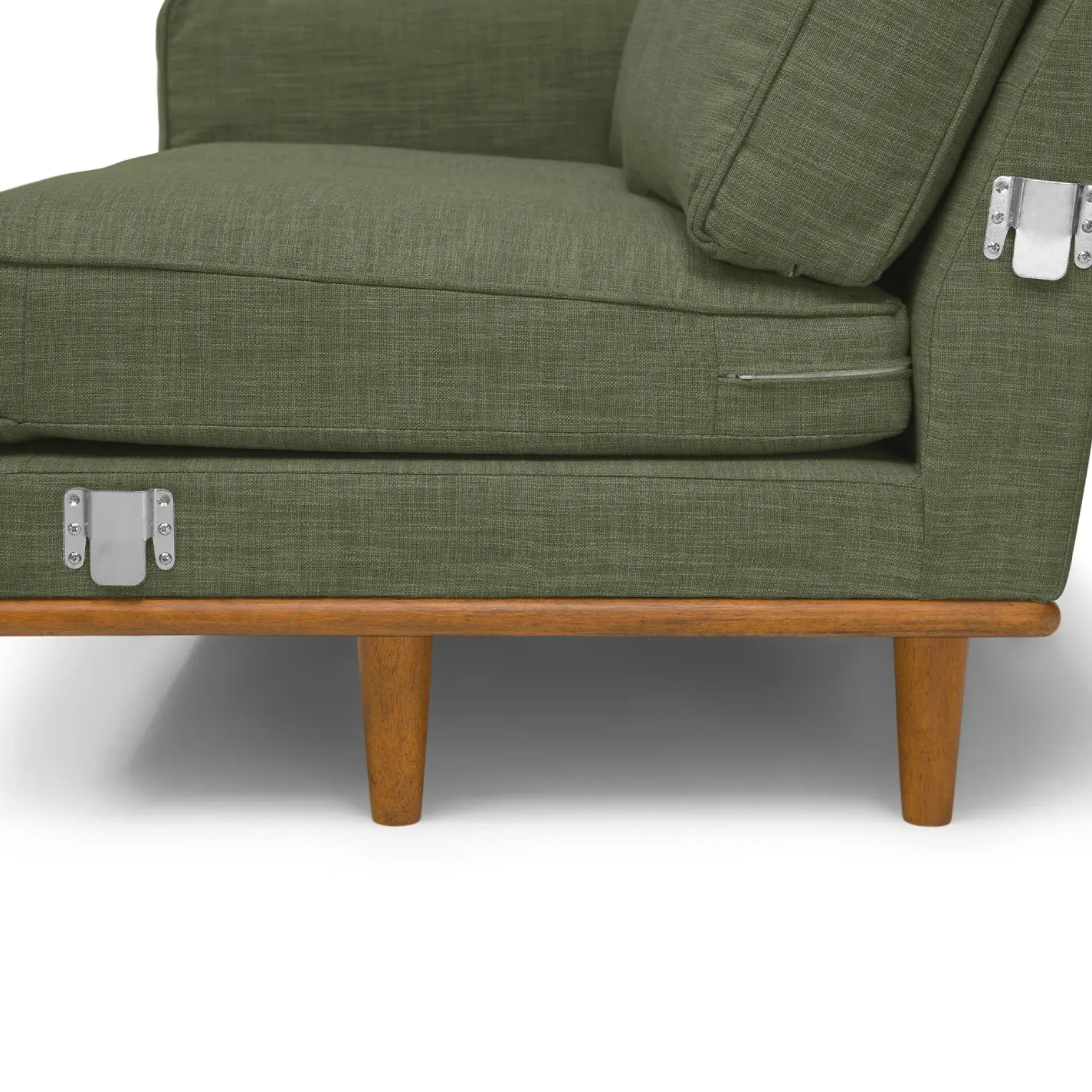 Timber 93" Corner Sectional - Olio Green
