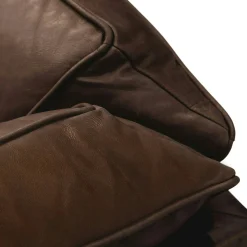 Timber 93" Leather Corner Sectional - Charme Chocolat