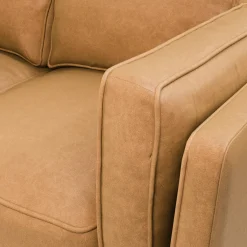 Timber 66.5" Leather Loveseat - Charme Tan