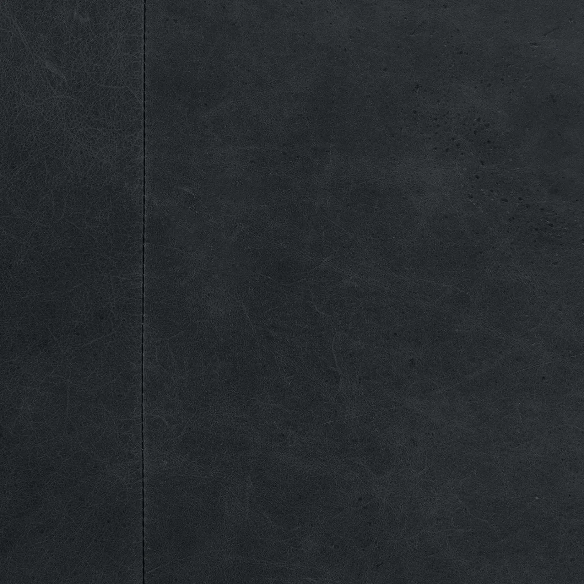 Timber 31" Leather Ottoman - Charme Black