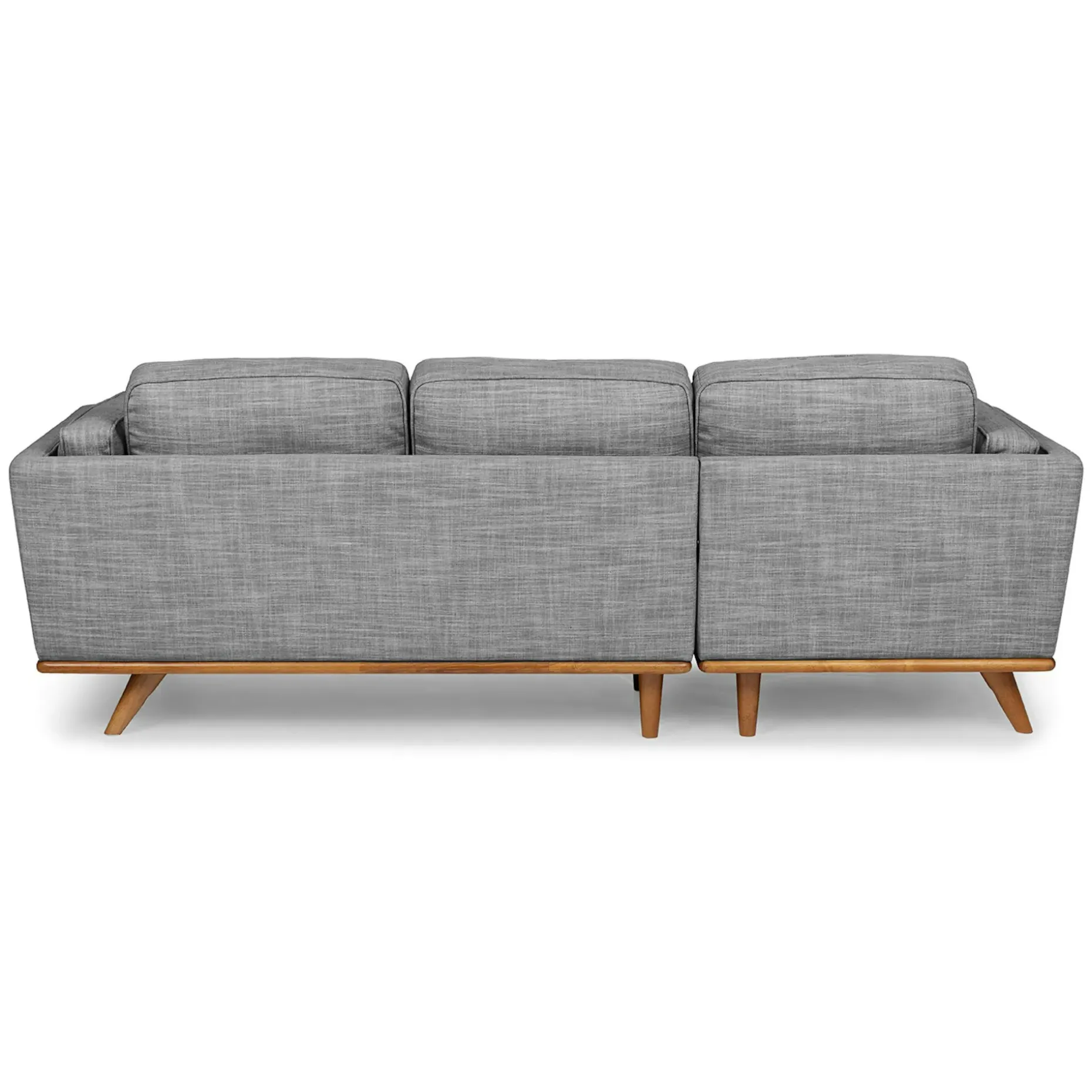 Timber 93" Left Sectional - Pebble Gray
