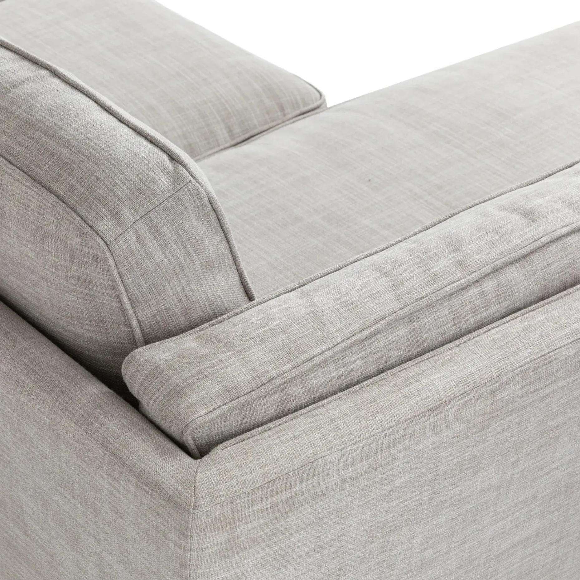 Timber 93" Left Sectional - Rain Cloud Gray