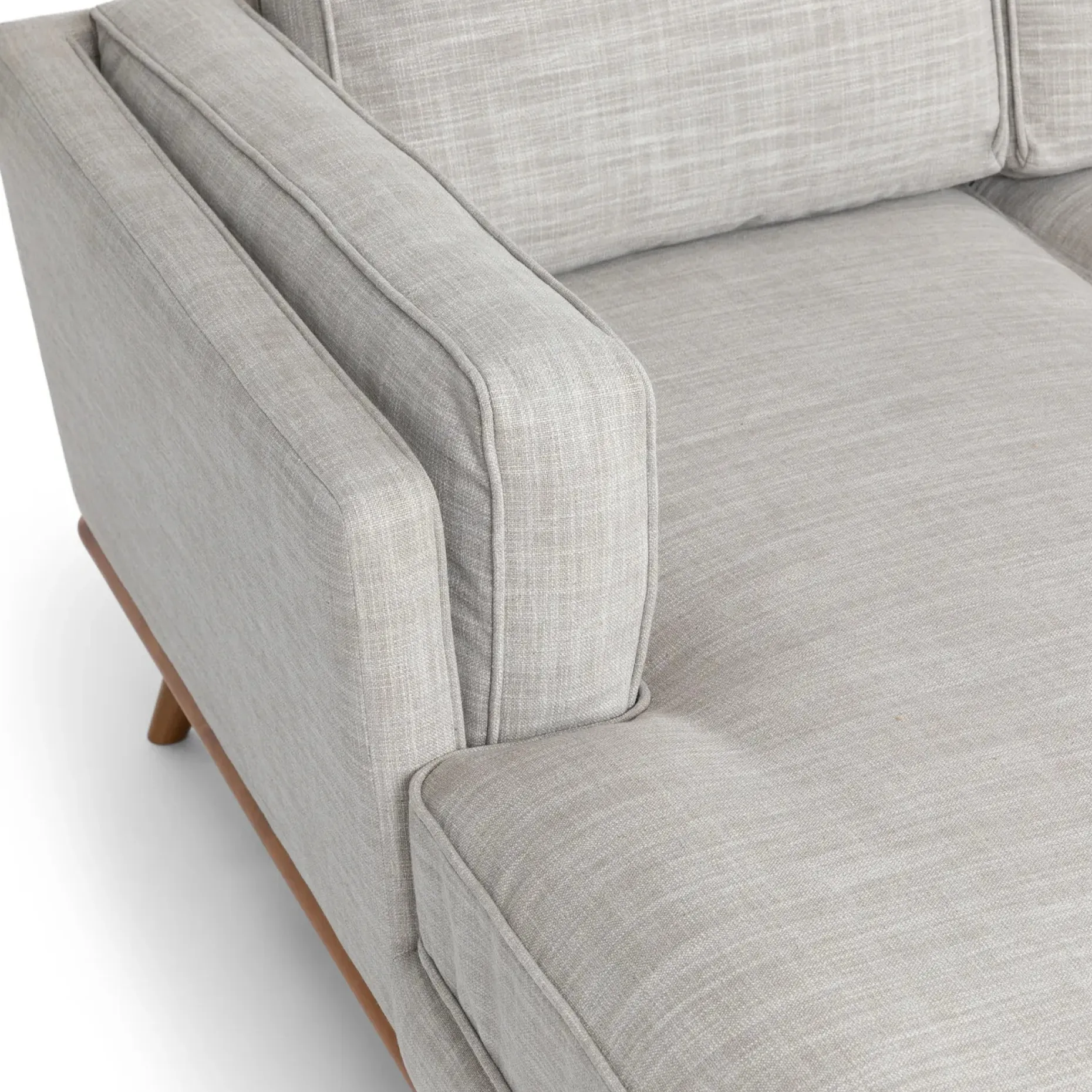 Timber 93" Left Sectional - Rain Cloud Gray