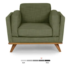 Timber 41" Lounge Chair - Olio Green