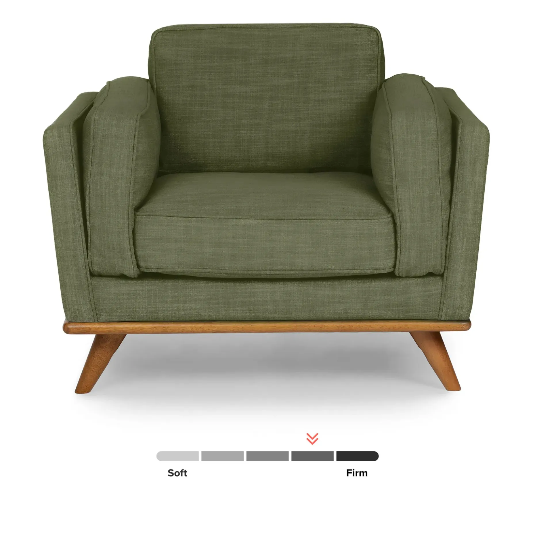 Timber 41" Lounge Chair - Olio Green