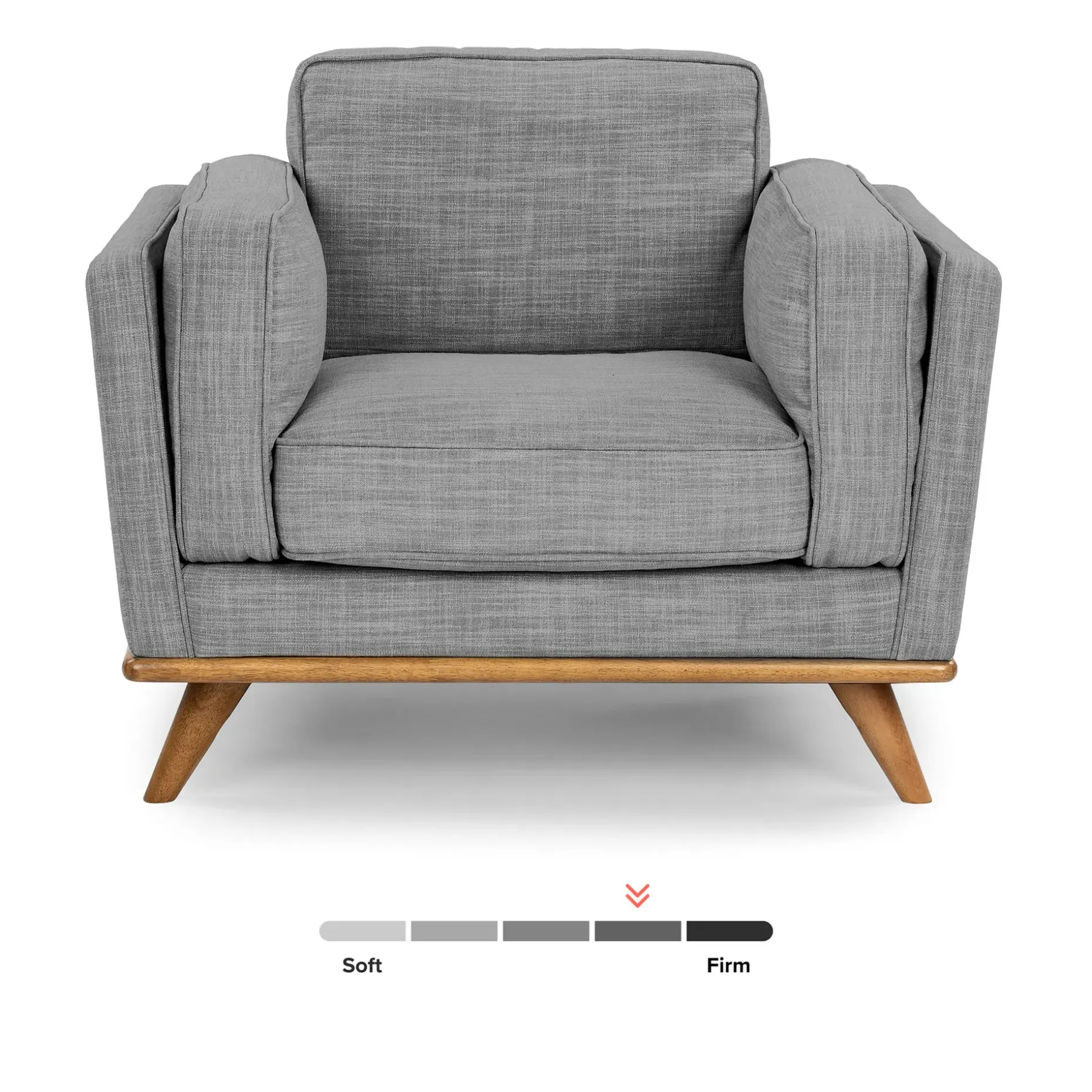 Timber 41" Lounge Chair - Pebble Gray