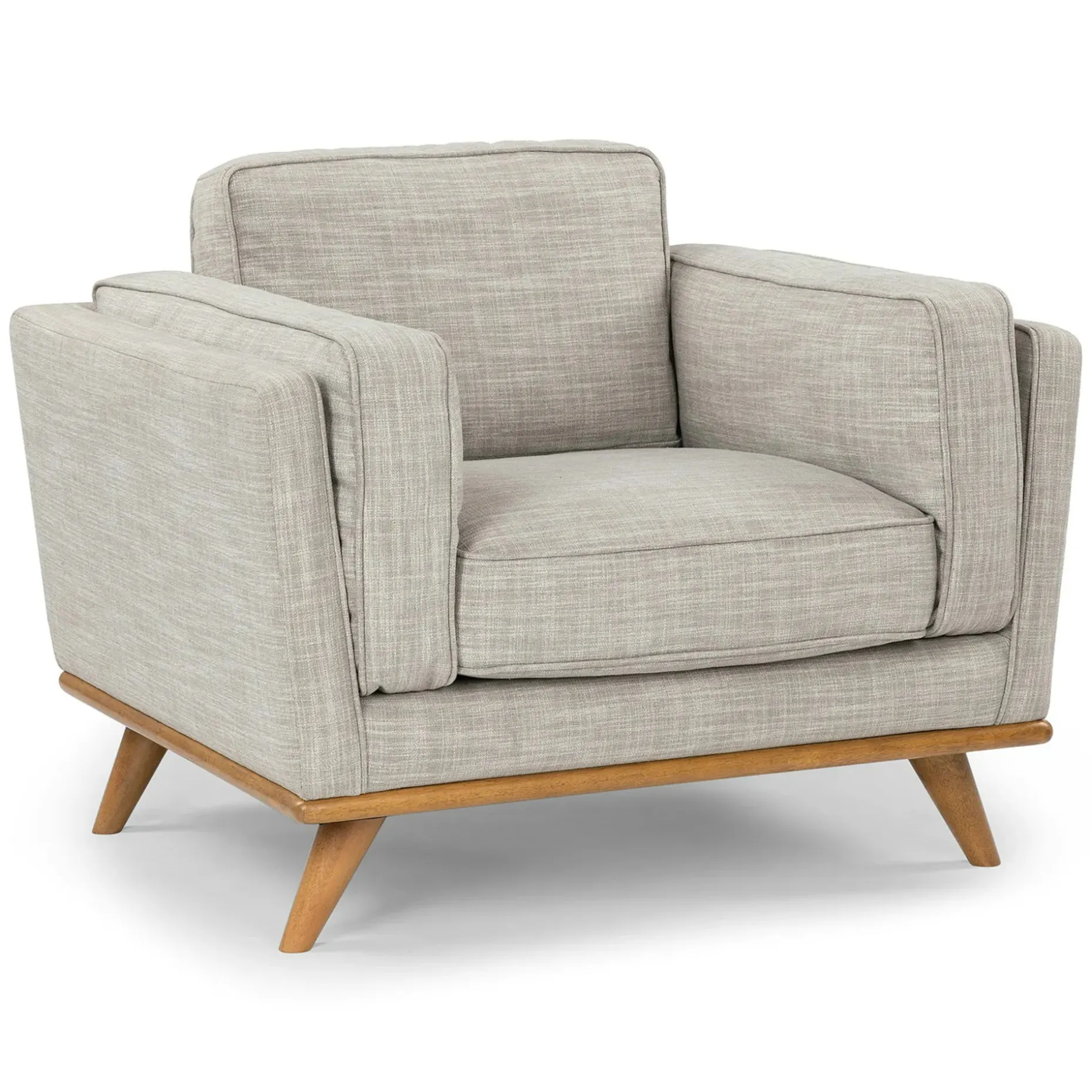 Timber 41" Lounge Chair - Rain Cloud Gray