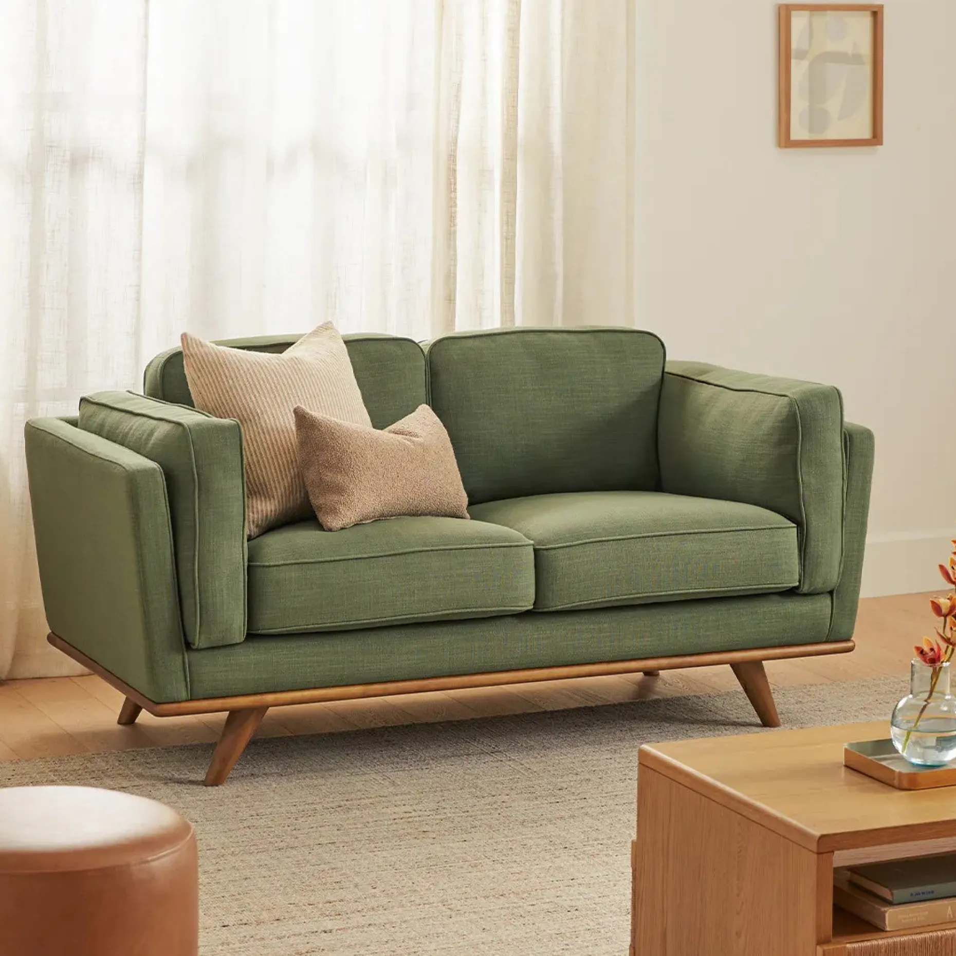 Timber 66.5" Loveseat - Olio Green