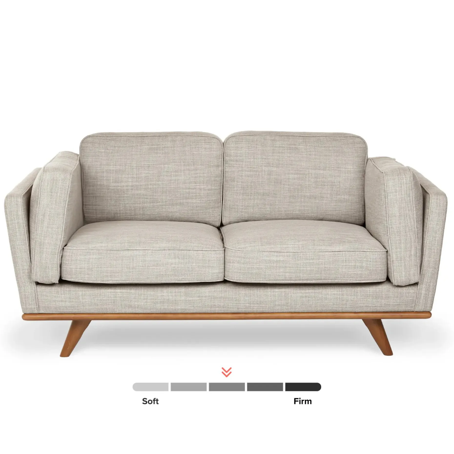 Timber 66.5" Loveseat - Rain Cloud Gray