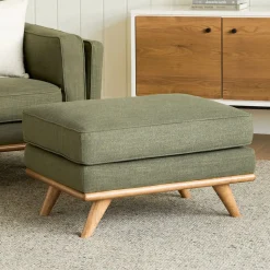 Timber 31" Ottoman - Olio Green