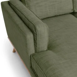 Timber 93" Right Sectional - Olio Green