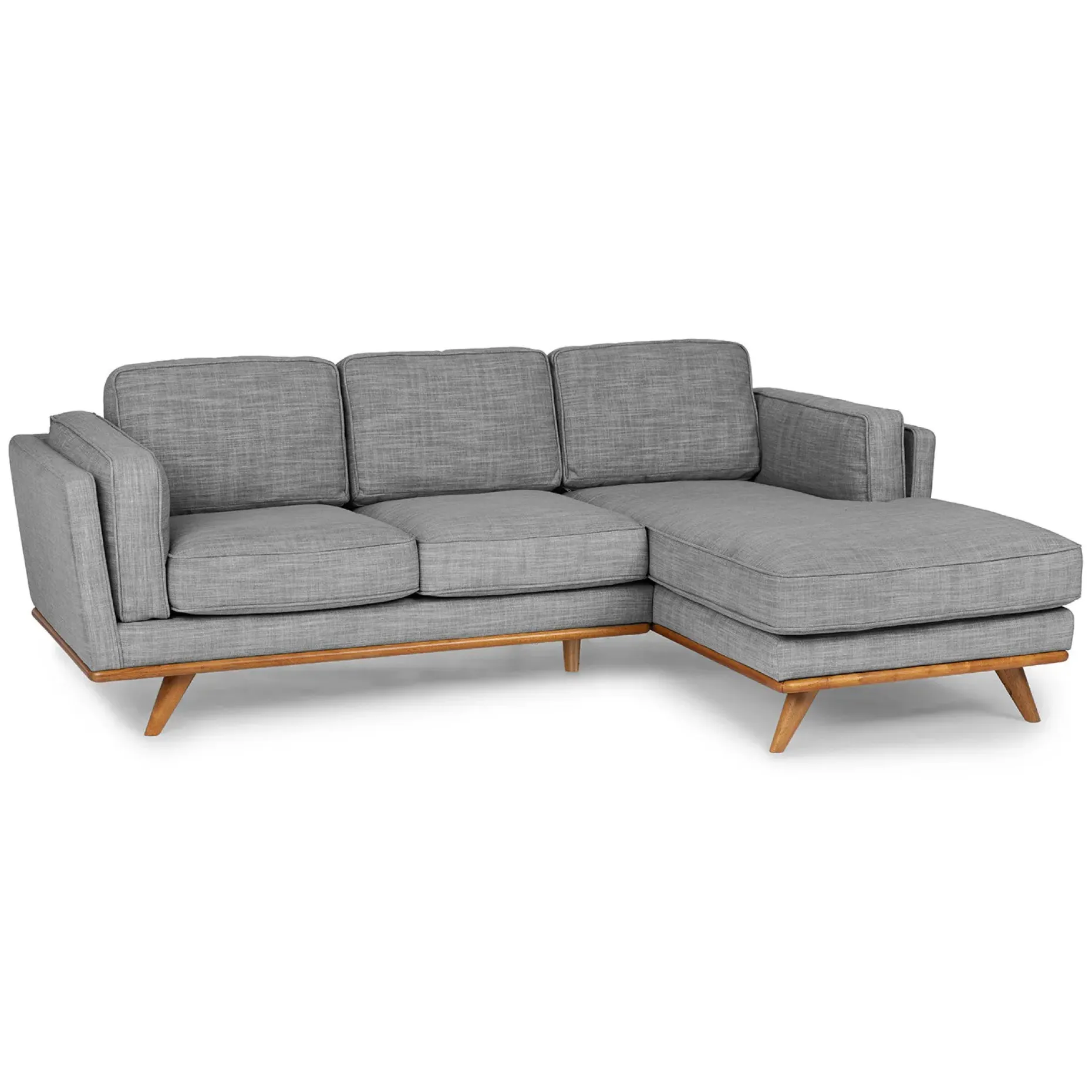 Timber 93" Right Sectional - Pebble Gray