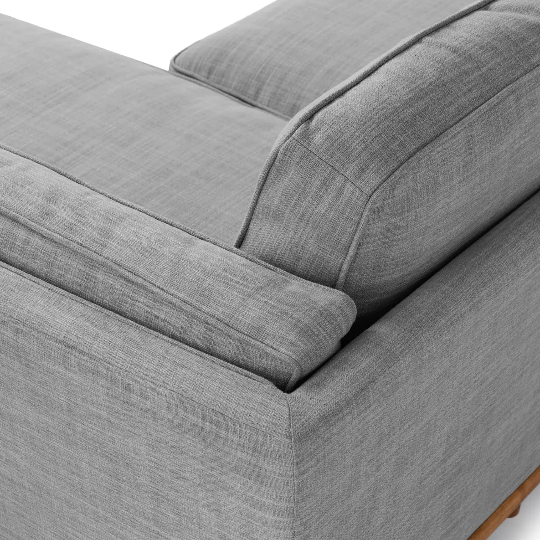 Timber 93" Right Sectional - Pebble Gray