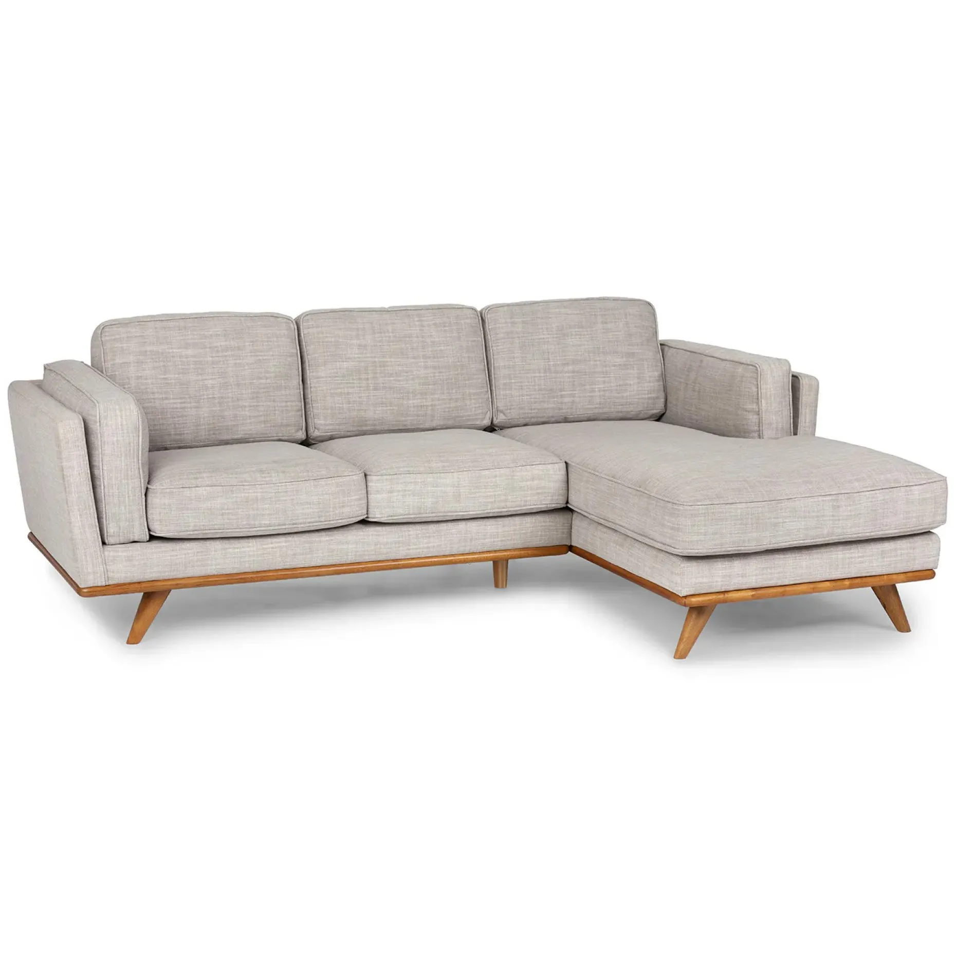 Timber 93" Right Sectional - Rain Cloud Gray