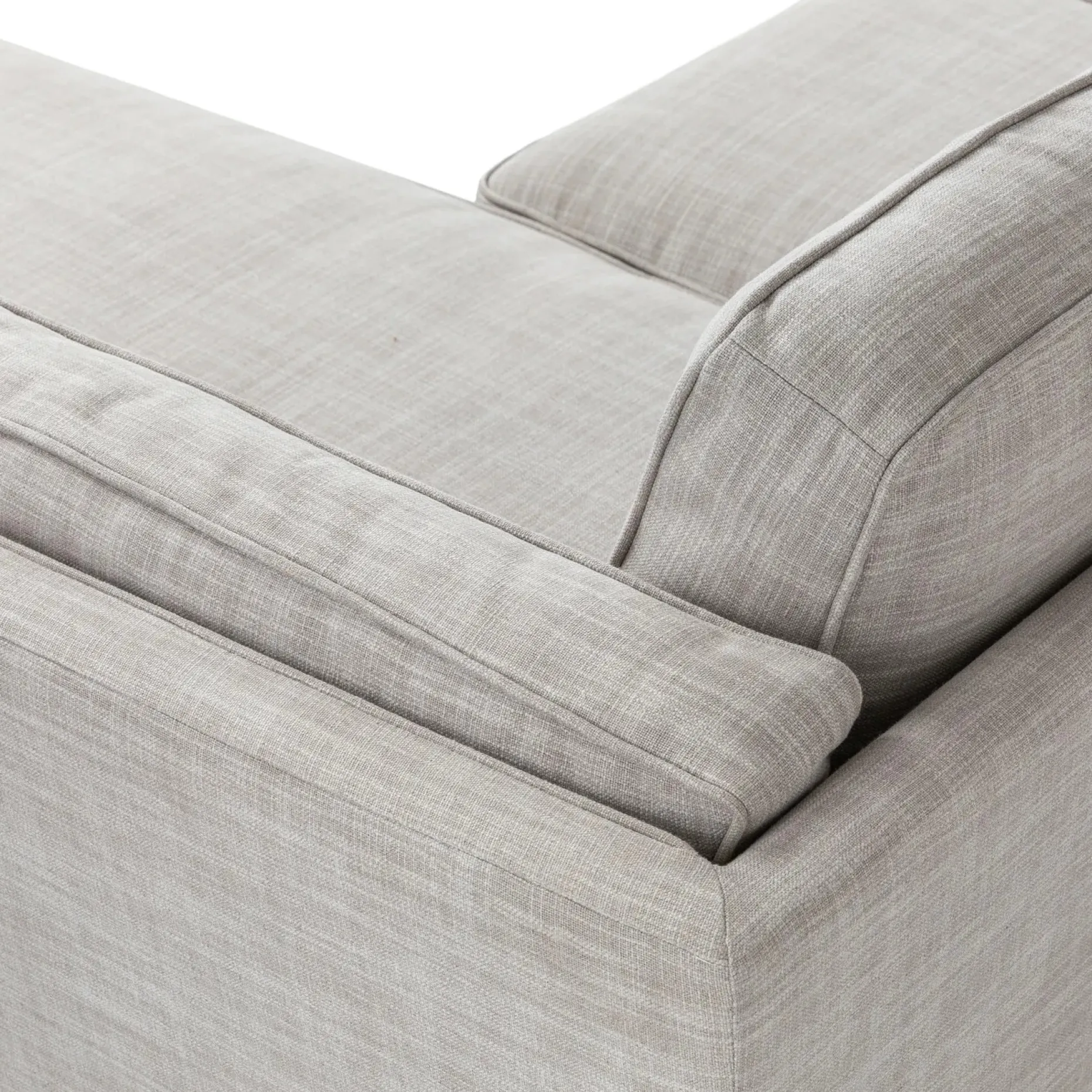 Timber 93" Right Sectional - Rain Cloud Gray