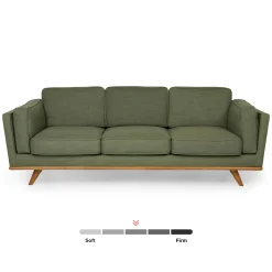Timber 90" Sofa - Olio Green