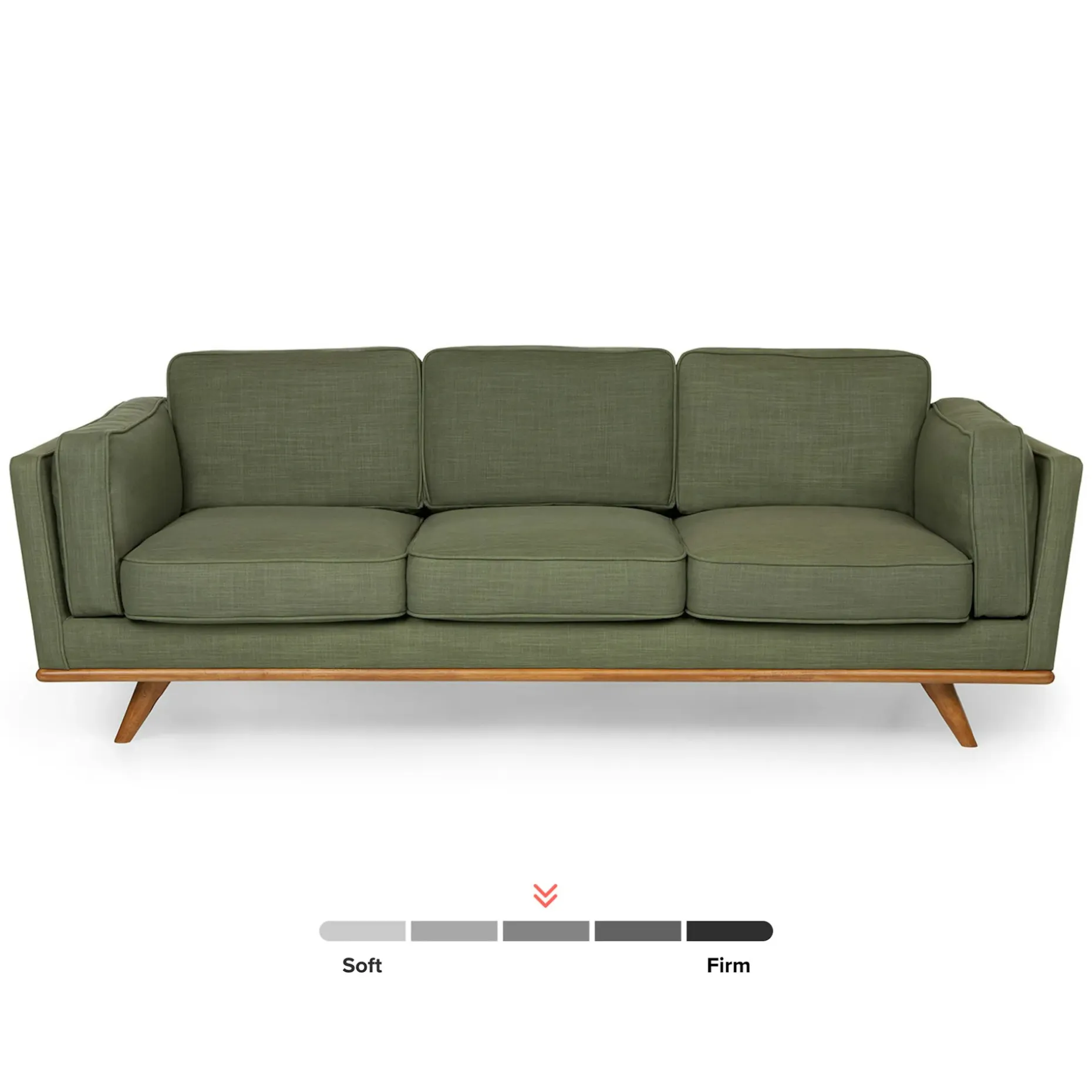 Timber 90" Sofa - Olio Green