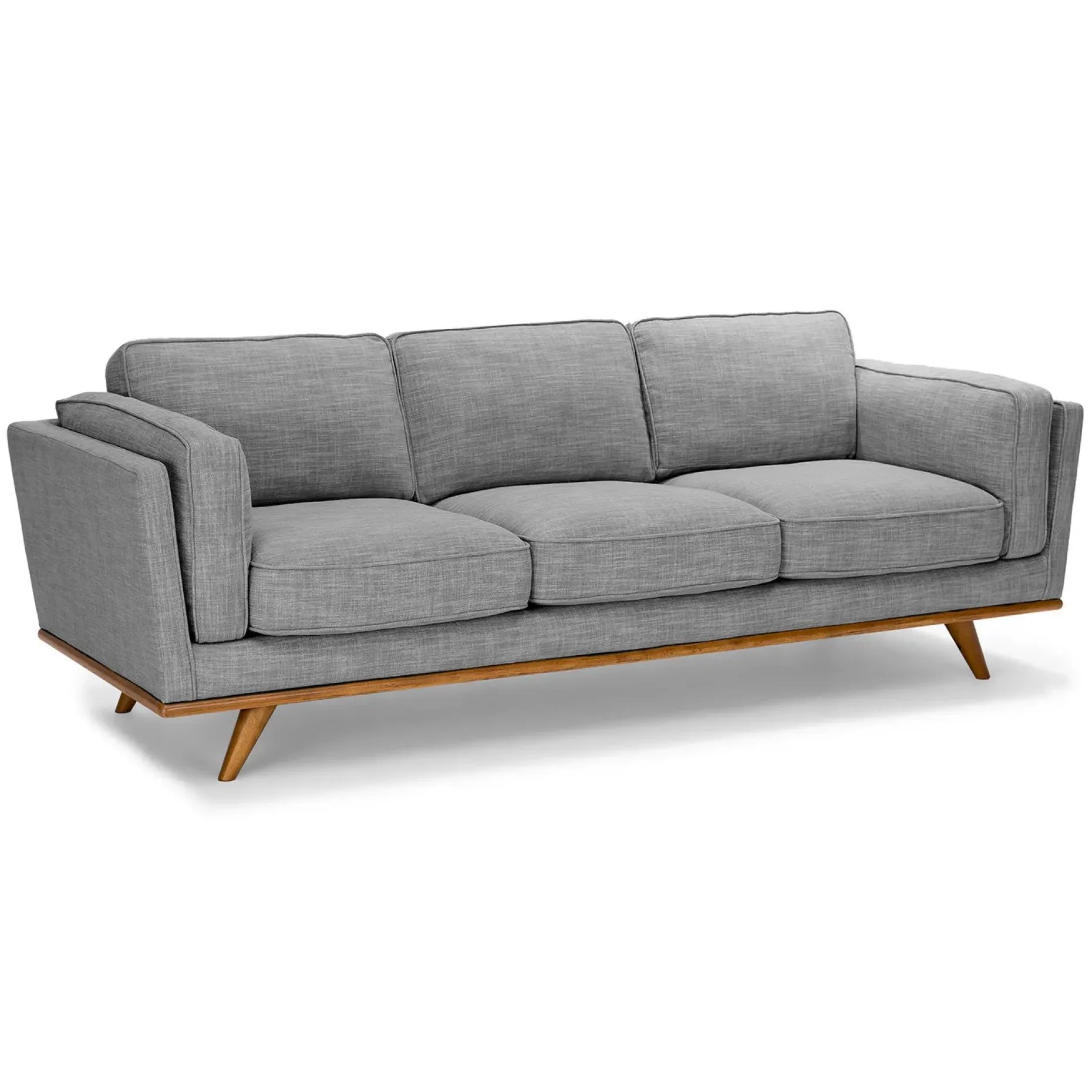 Timber 90" Sofa - Pebble Gray