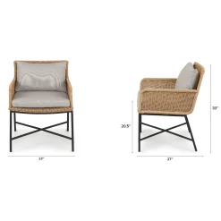 Tody Outdoor Dining Chair - Beach Sand