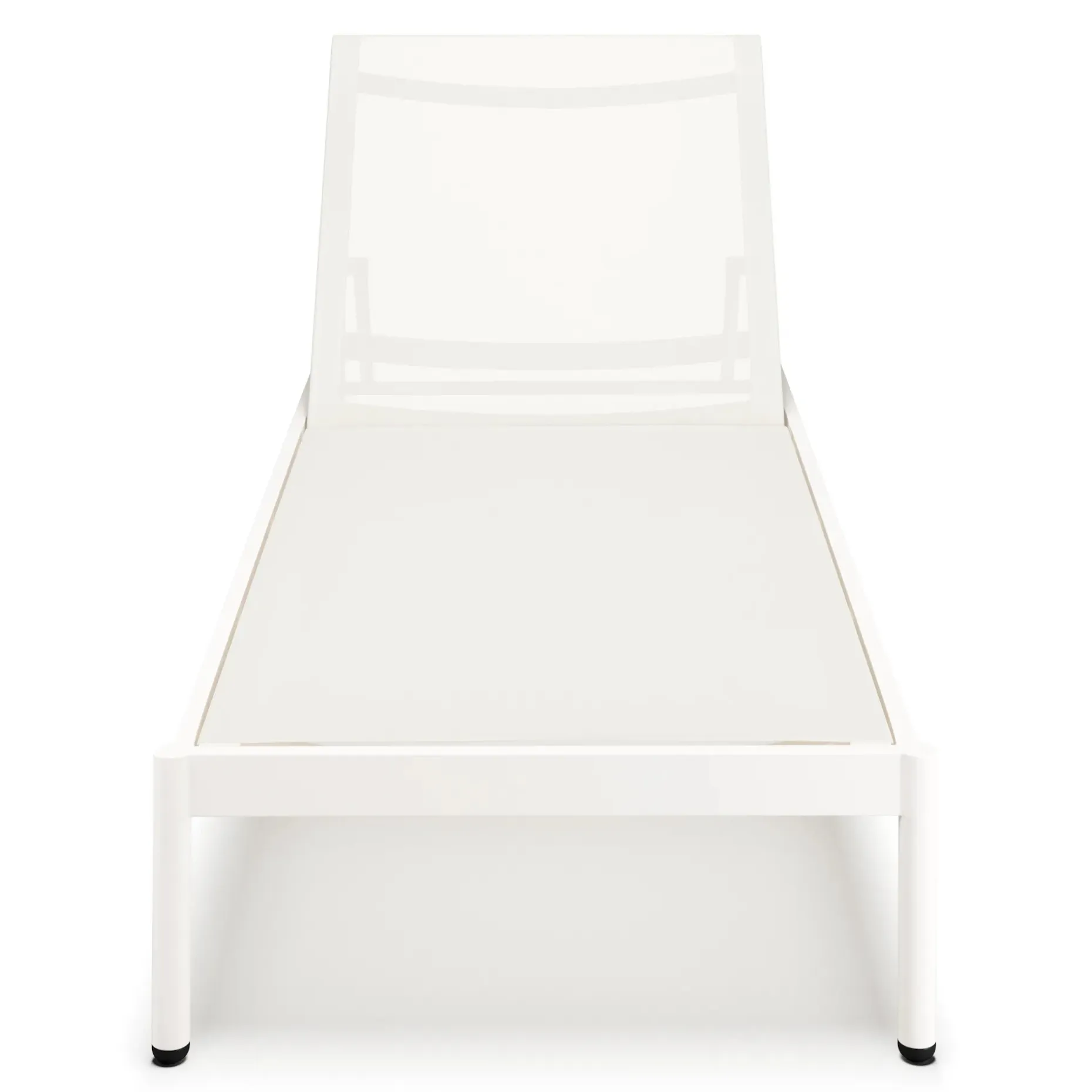 Tola 78" Outdoor Chaise Lounge - White