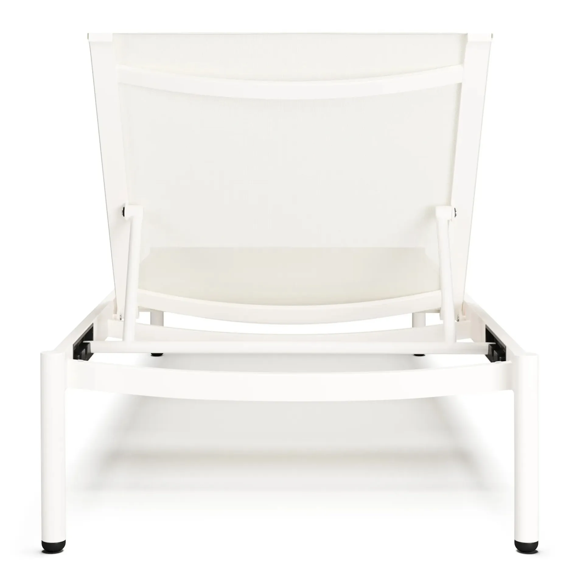 Tola 78" Outdoor Chaise Lounge - White