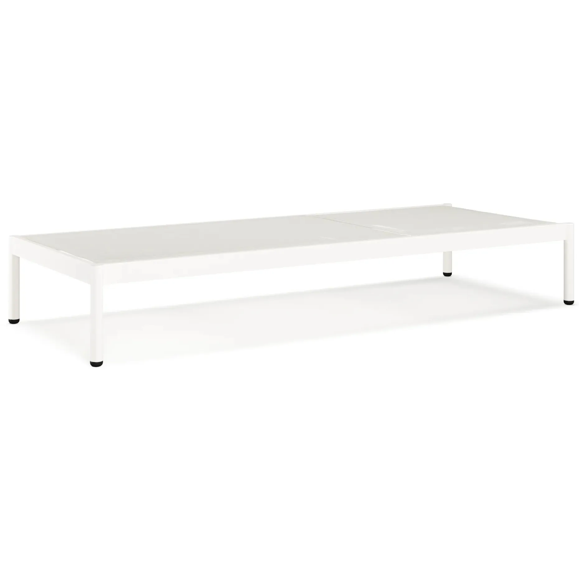 Tola 78" Outdoor Chaise Lounge - White