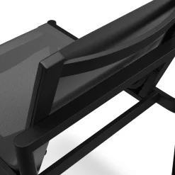 Tola Outdoor Stackable Textilene Dining Chair - Black