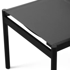 Tola Outdoor Stackable Textilene Dining Chair - Black
