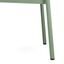 Tola Outdoor Stackable Textilene Dining Chair - Khaki Green