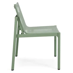 Tola Outdoor Stackable Textilene Dining Chair - Khaki Green