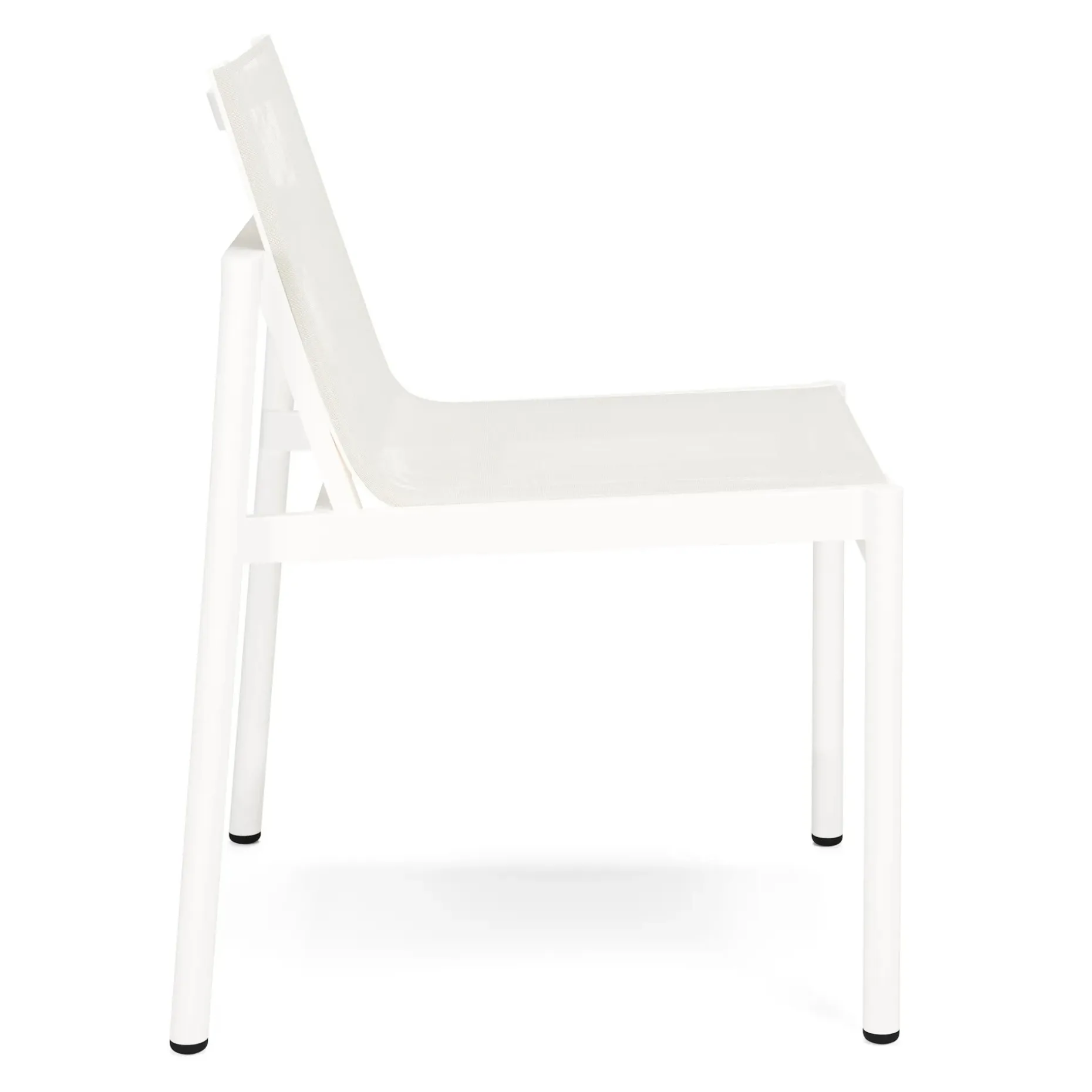 Tola Outdoor Stackable Textilene Dining Chair - White