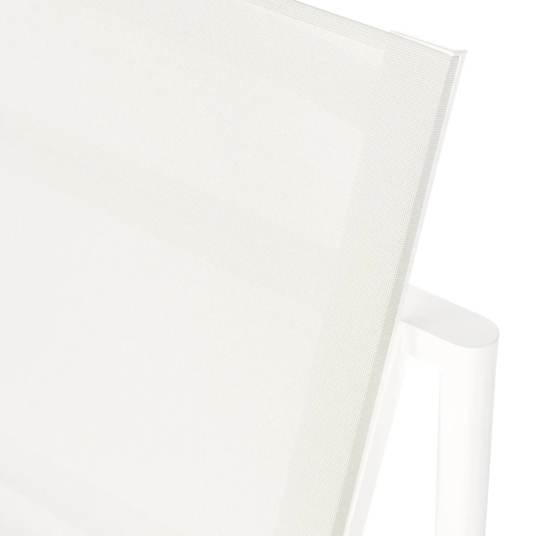 Tola Outdoor Stackable Textilene Dining Chair - White