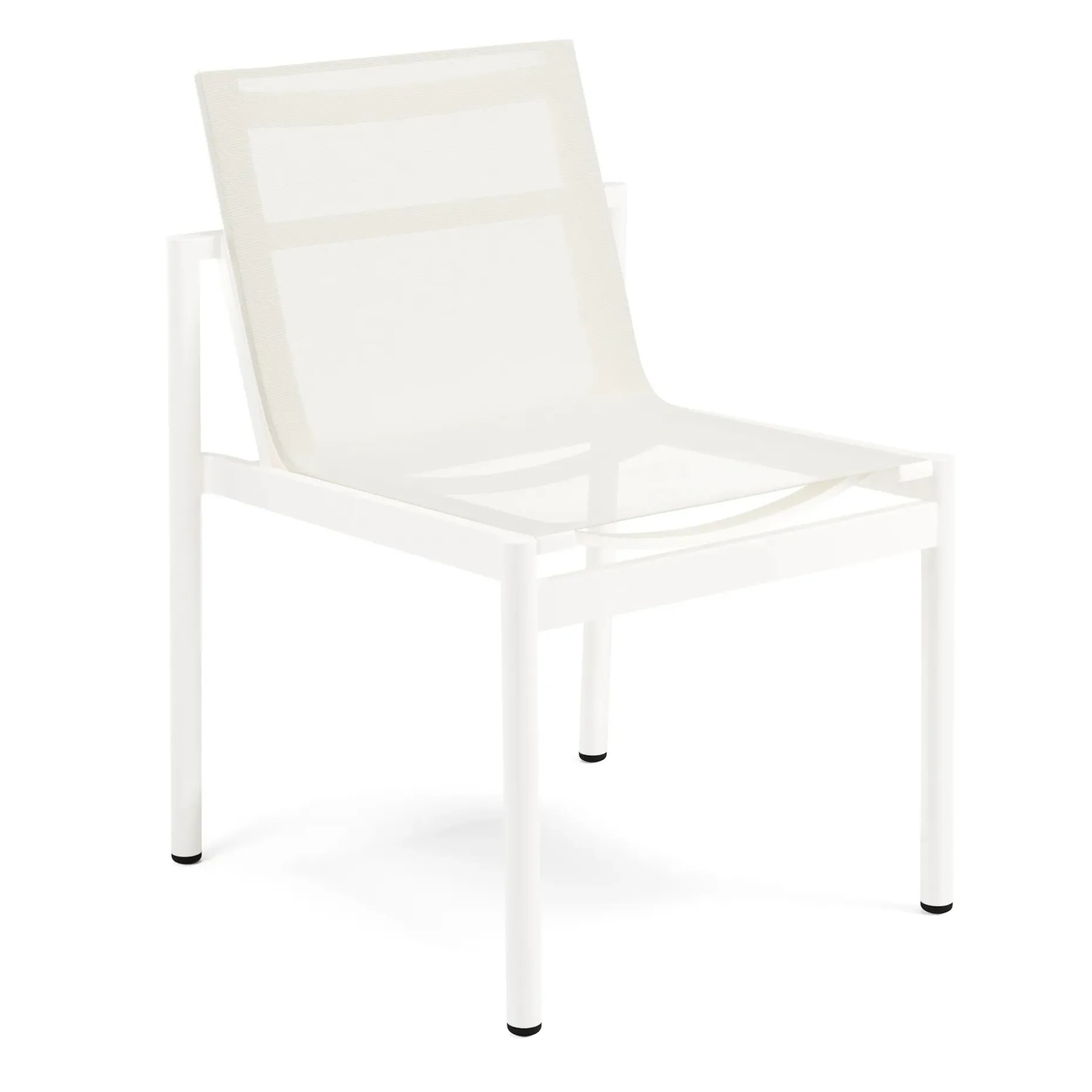 Tola Outdoor Stackable Textilene Dining Chair - White