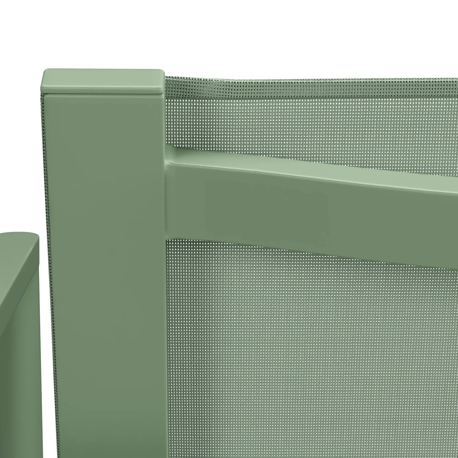 Tola Outdoor Stackable Textilene Dining Armchair - Khaki Green