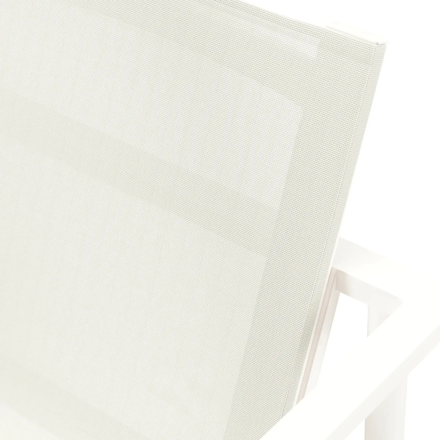 Tola Outdoor Stackable Textilene Dining Armchair - White