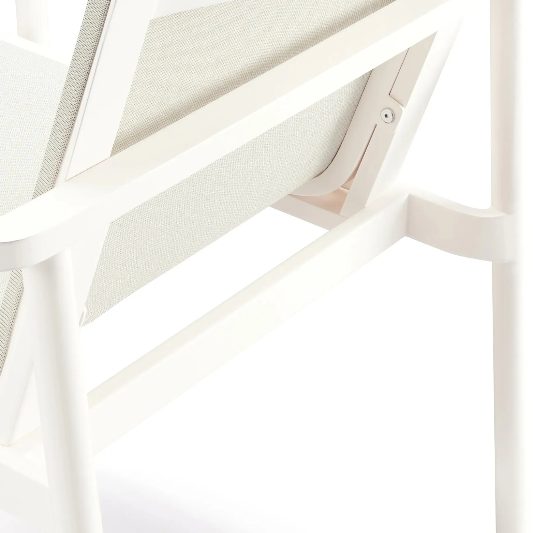 Tola Outdoor Stackable Textilene Dining Armchair - White