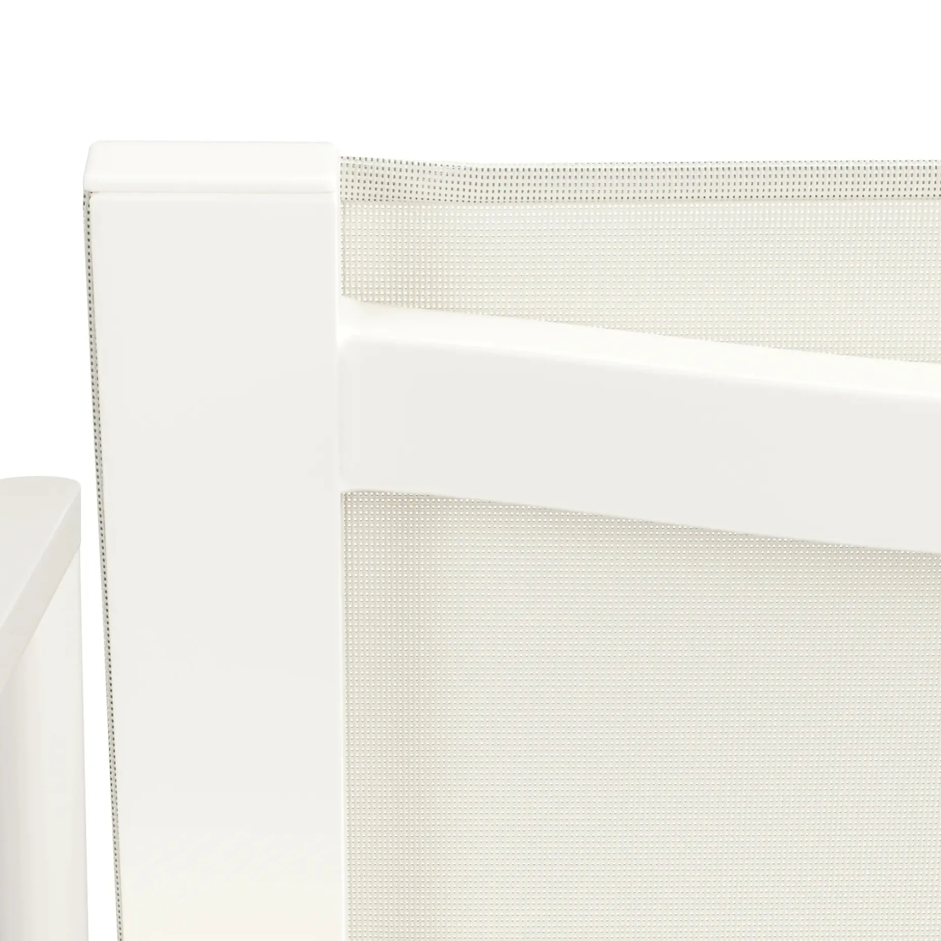Tola Outdoor Stackable Textilene Dining Armchair - White