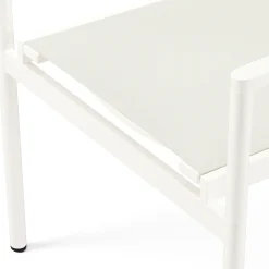 Tola Outdoor Stackable Textilene Dining Armchair - White
