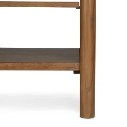 Torme 57" Bookcase, Short - Smoked Oak