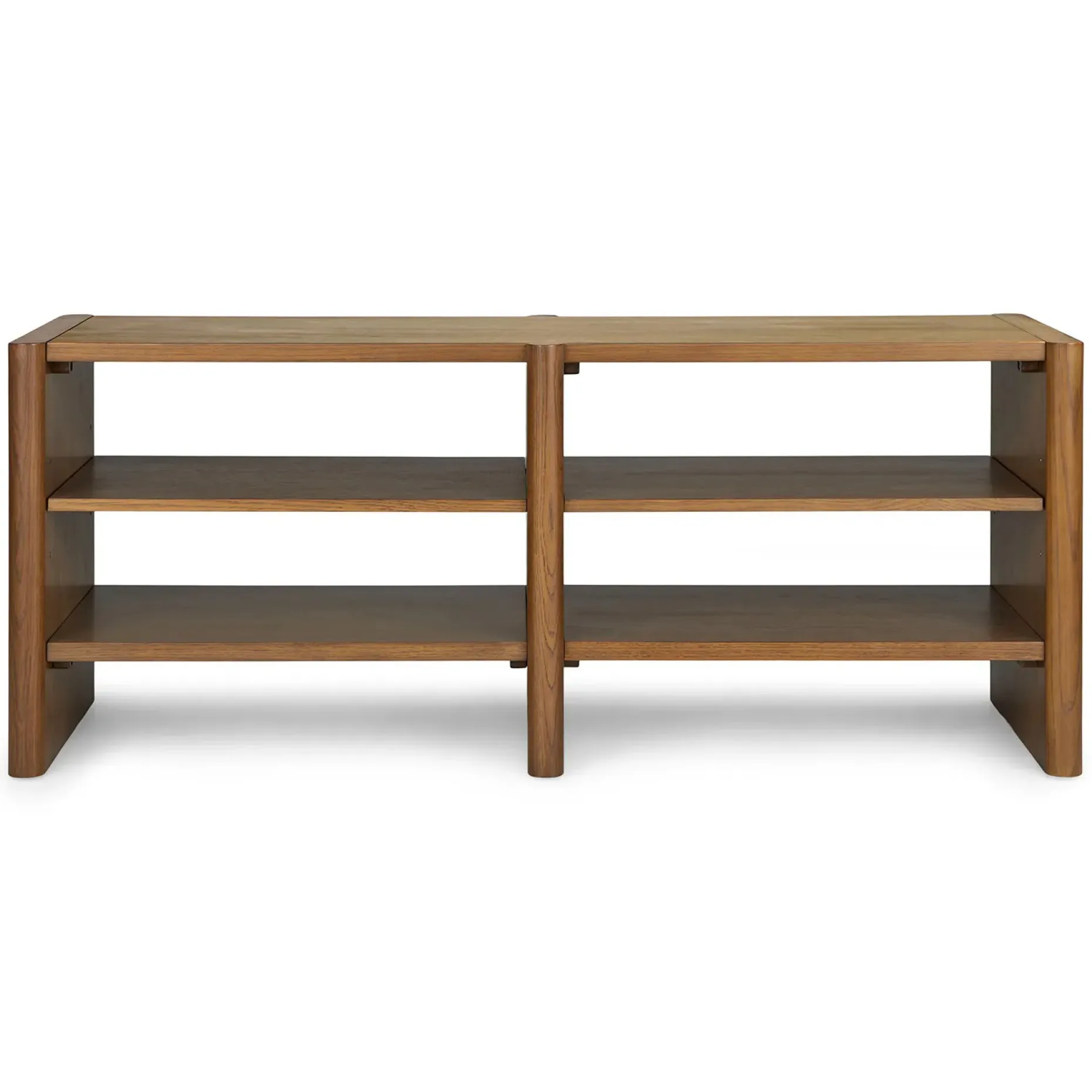 Torme 57" Bookcase, Short - Smoked Oak