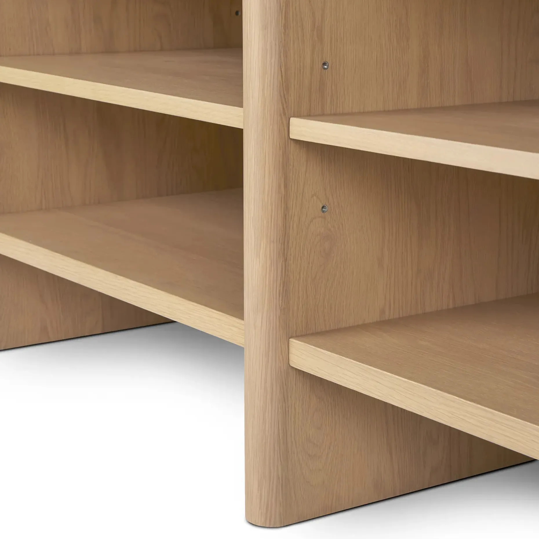 Torme 57" Bookcase, Short - White Oak