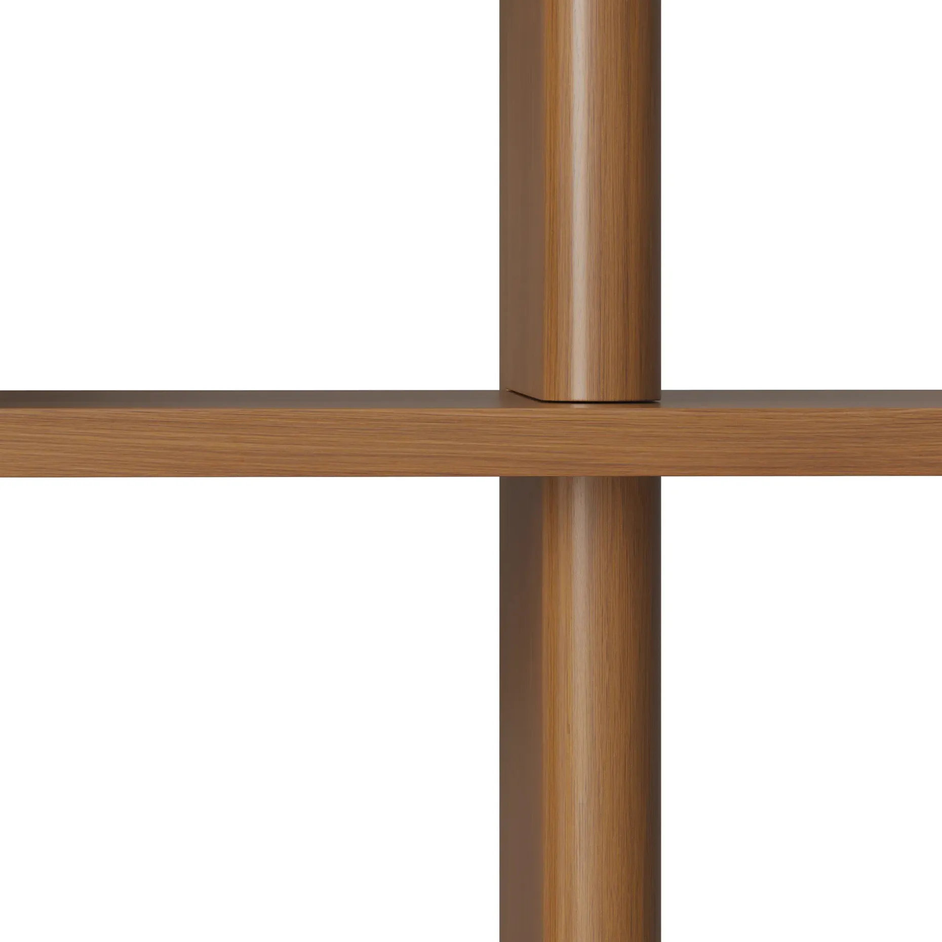 Torme 48" Bookcase, Tall - Smoked Oak